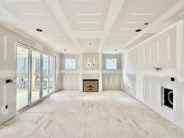 view of unfurnished living room