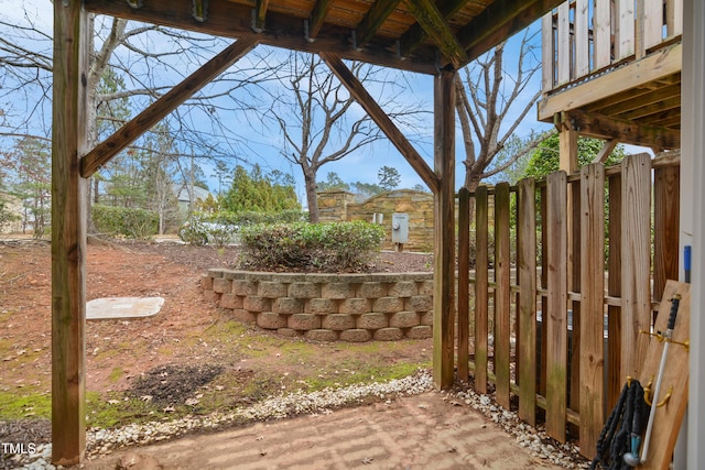 view of patio