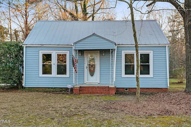 view of front of home