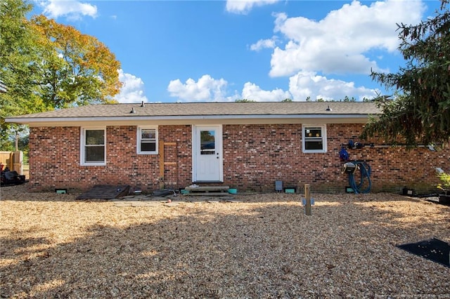 view of ranch-style house