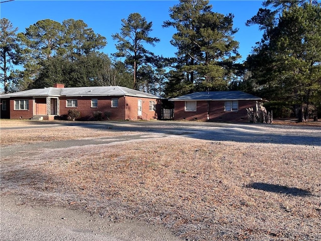 view of ranch-style house