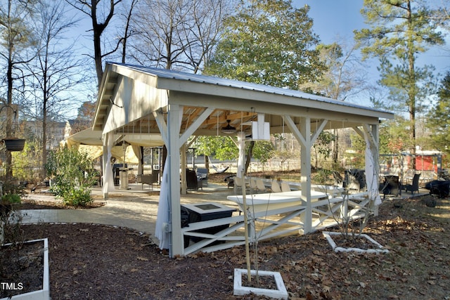 view of home's community featuring a gazebo