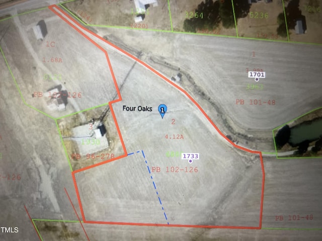 1733B Parker Rd, Four Oaks NC, 27524 land for sale