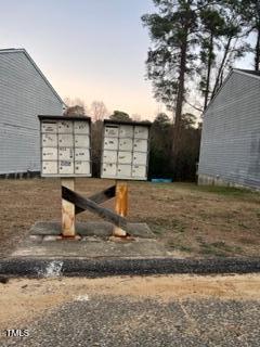 exterior space with mail boxes