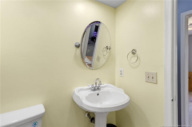 bathroom with toilet