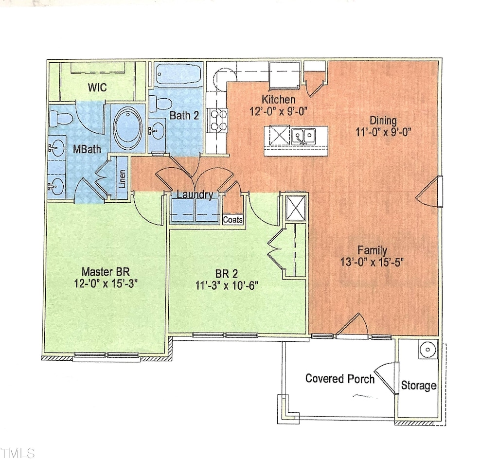 615 Weather Ridge Ln Unit 27, Cary, NC 27513 - view of room layout