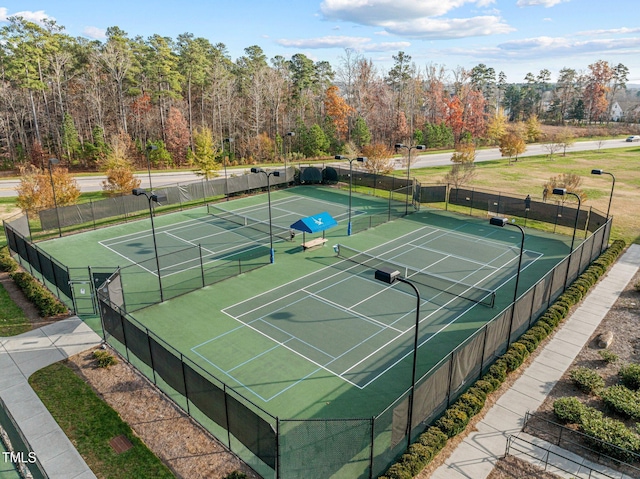 view of sport court