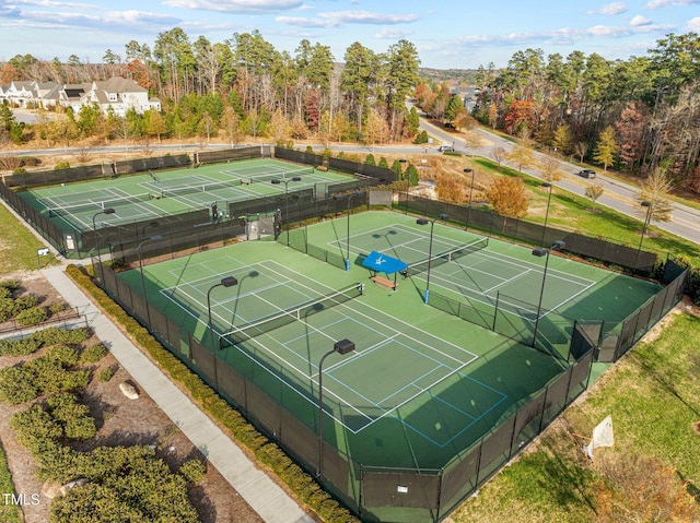 view of tennis court