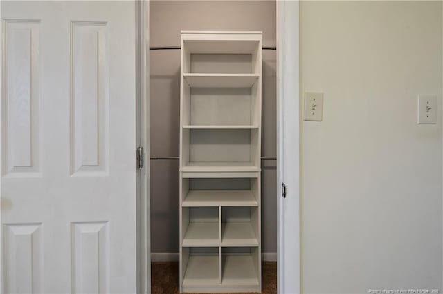 view of closet