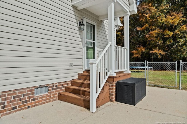 view of property entrance