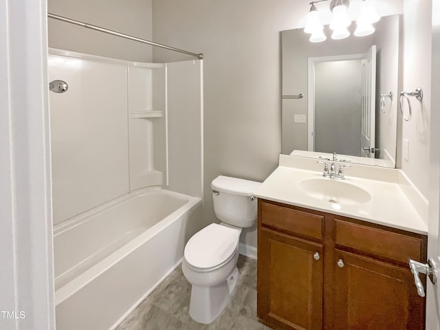 1012 Fulbright Dr, Morrisville, NC 27560 - bathroom with vanity, a chandelier, and  shower combination