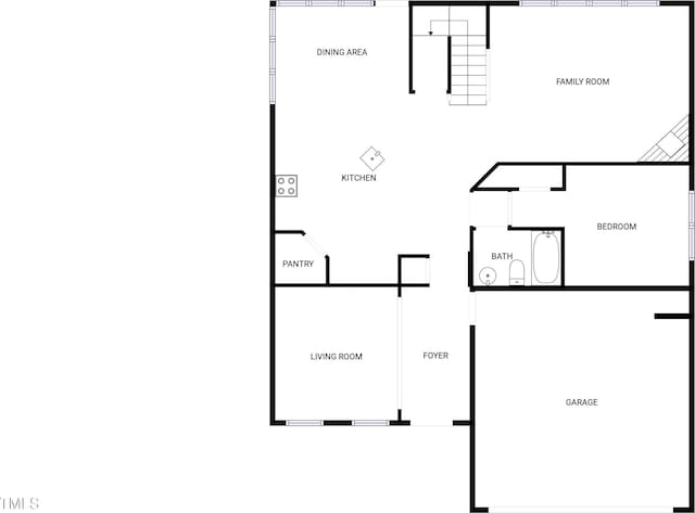 1012 Fulbright Dr, Morrisville, NC 27560 - view of home floor plan