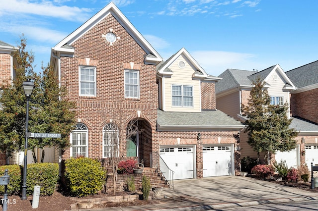 front facade featuring a garage