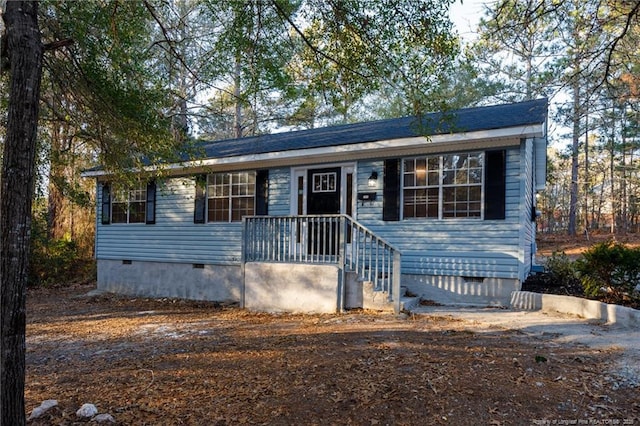 view of front of home