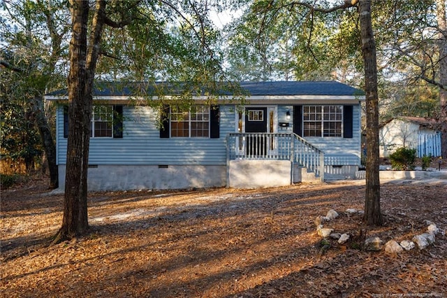 view of ranch-style house