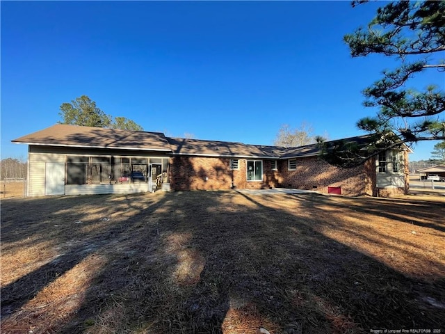 view of back of property