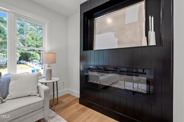 interior space featuring light hardwood / wood-style flooring