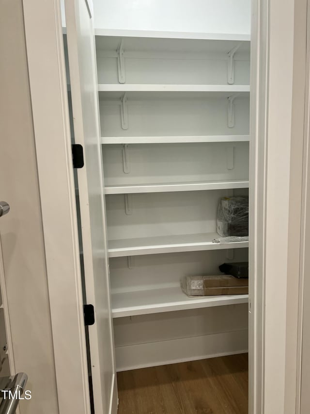 view of pantry