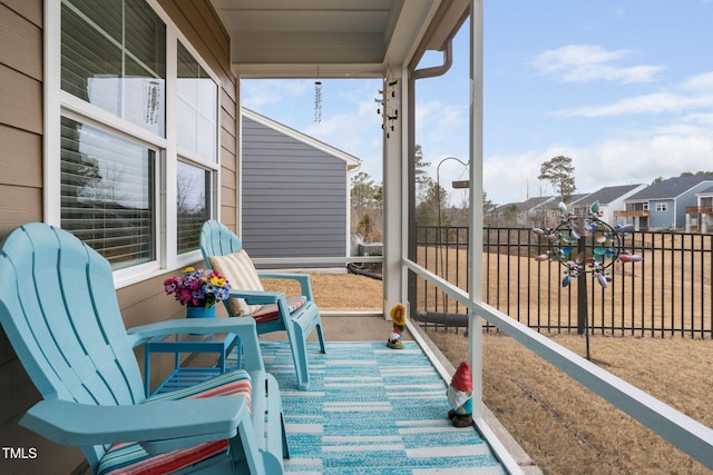 exterior space featuring covered porch