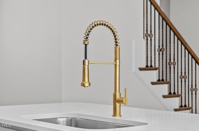 interior details with sink