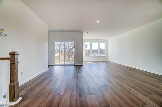 851 Parc Townes Dr Unit 10, Wendell, NC 27591 - unfurnished room with dark hardwood / wood-style floors