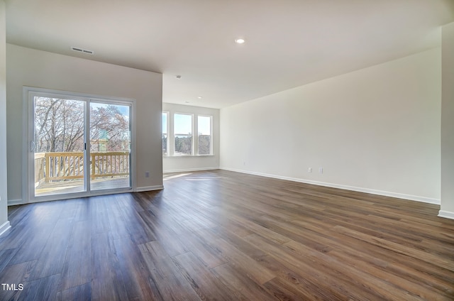 851 Parc Townes Dr Unit 10, Wendell, NC 27591 - unfurnished room featuring dark hardwood / wood-style floors