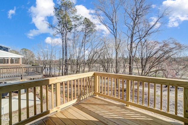 851 Parc Townes Dr Unit 10, Wendell, NC 27591 - view of wooden deck