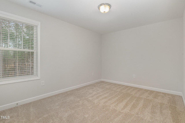 empty room with carpet floors