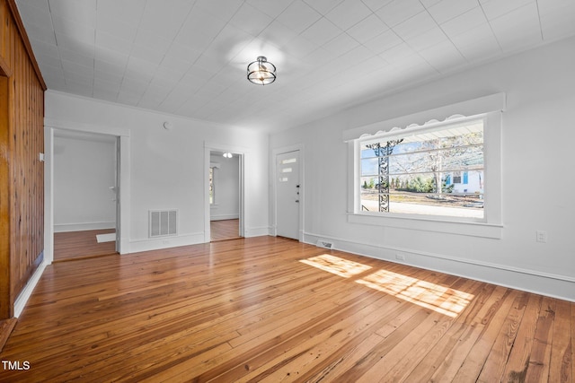 interior space with light wood-type flooring