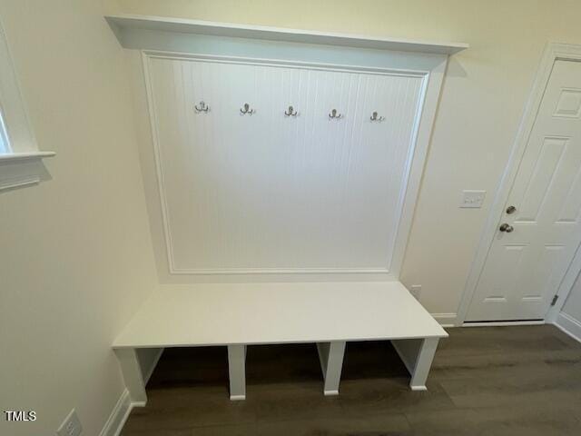 85 N Stagecoach Dr, Wendell, NC 27591 - mudroom with wood finished floors and baseboards