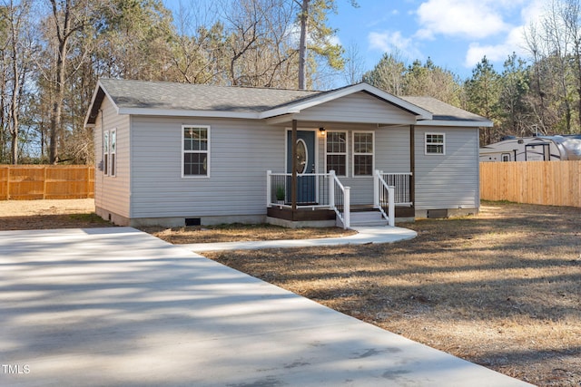 view of front of property