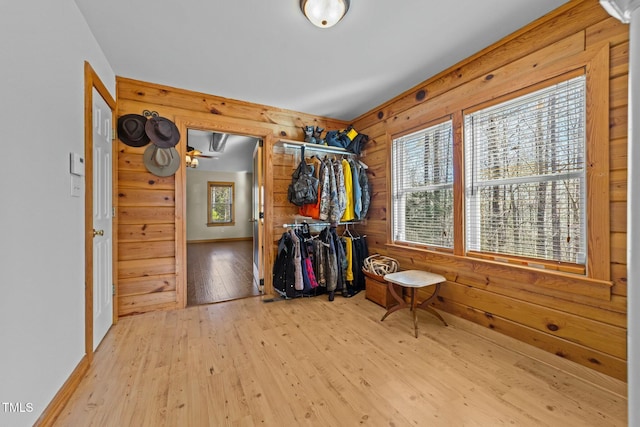 interior space featuring light hardwood / wood-style flooring