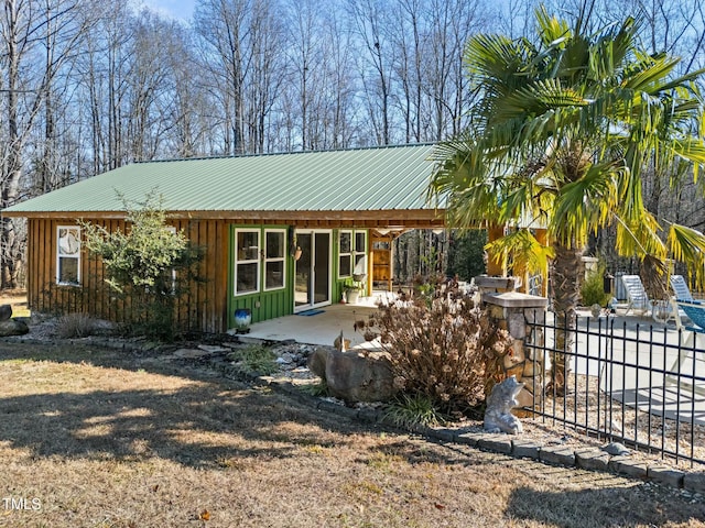 exterior space with a patio