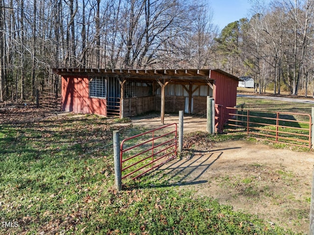 view of outbuilding