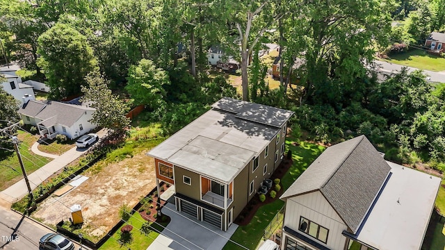 drone / aerial view