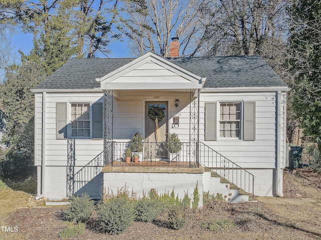 view of front of home