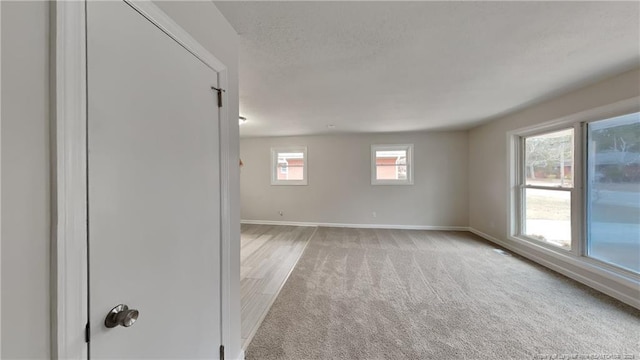 carpeted empty room featuring a healthy amount of sunlight