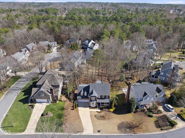 drone / aerial view featuring a residential view