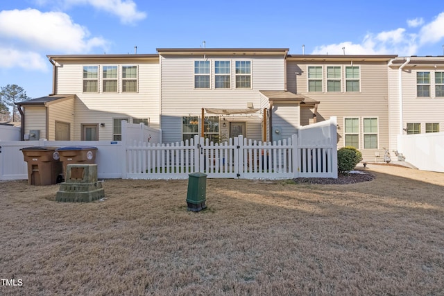 view of rear view of property