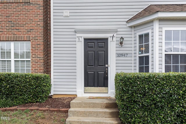 view of entrance to property