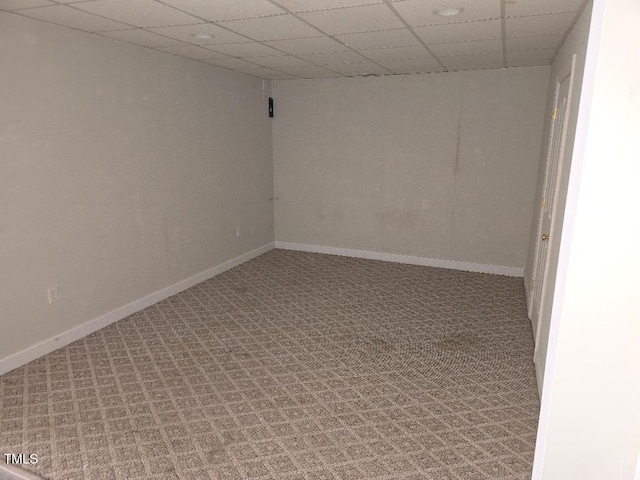 unfurnished room with carpet