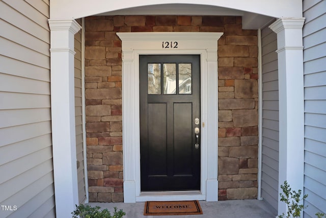 view of entrance to property