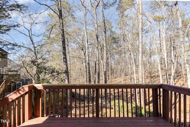 view of deck