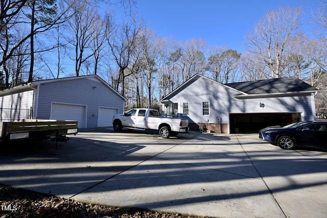 view of side of property