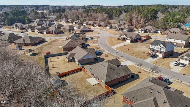 drone / aerial view featuring a residential view