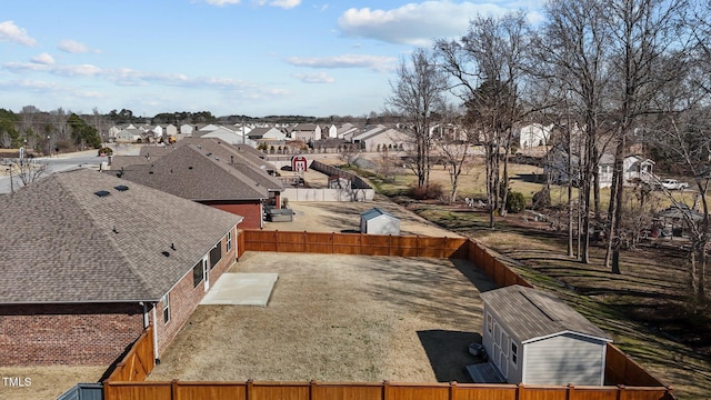 birds eye view of property featuring a residential view