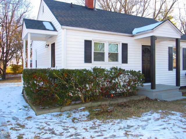 view of front of home