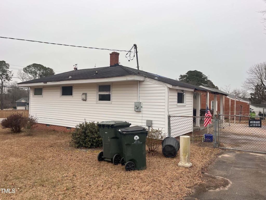 view of rear view of house