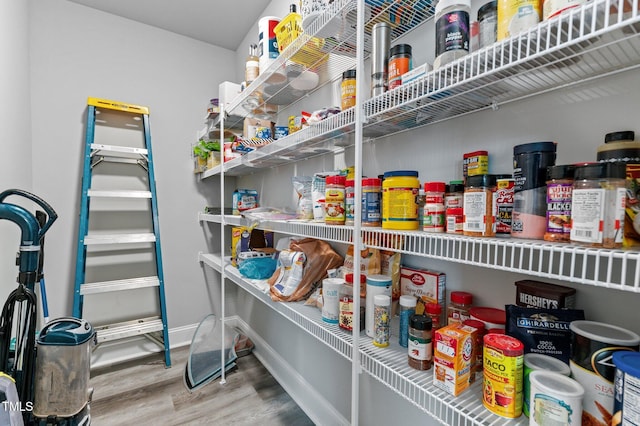 view of pantry