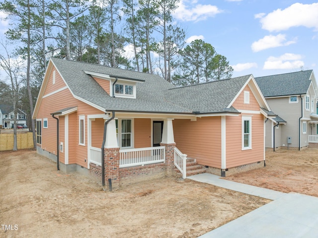 view of front of house featuring a porch